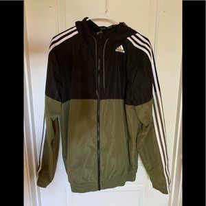 Adidas olive green jacket